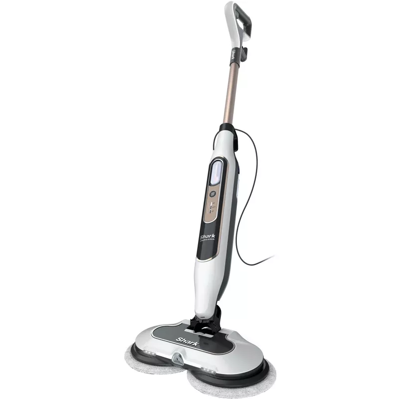 Shark - Steam & Scrub with Steam Blaster Technology Hard Floor Steam Mop - White