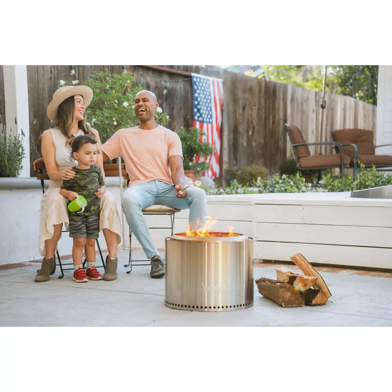 Solo Stove - Bonfire Wood Burning Fire Pit - Silver