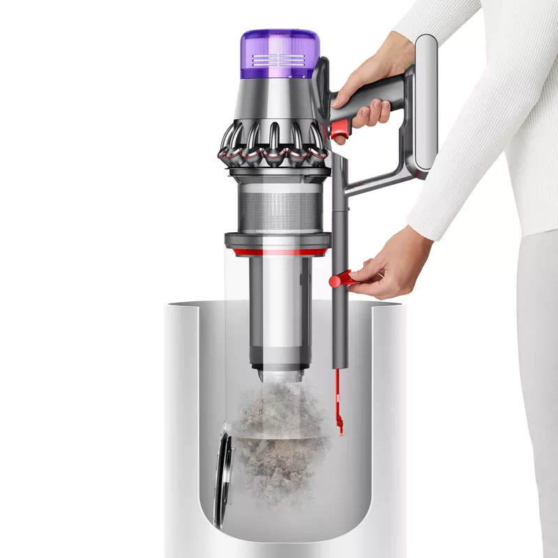 Dyson - Outsize Cordless Vacuum with 6 accessories - Nickel/Red