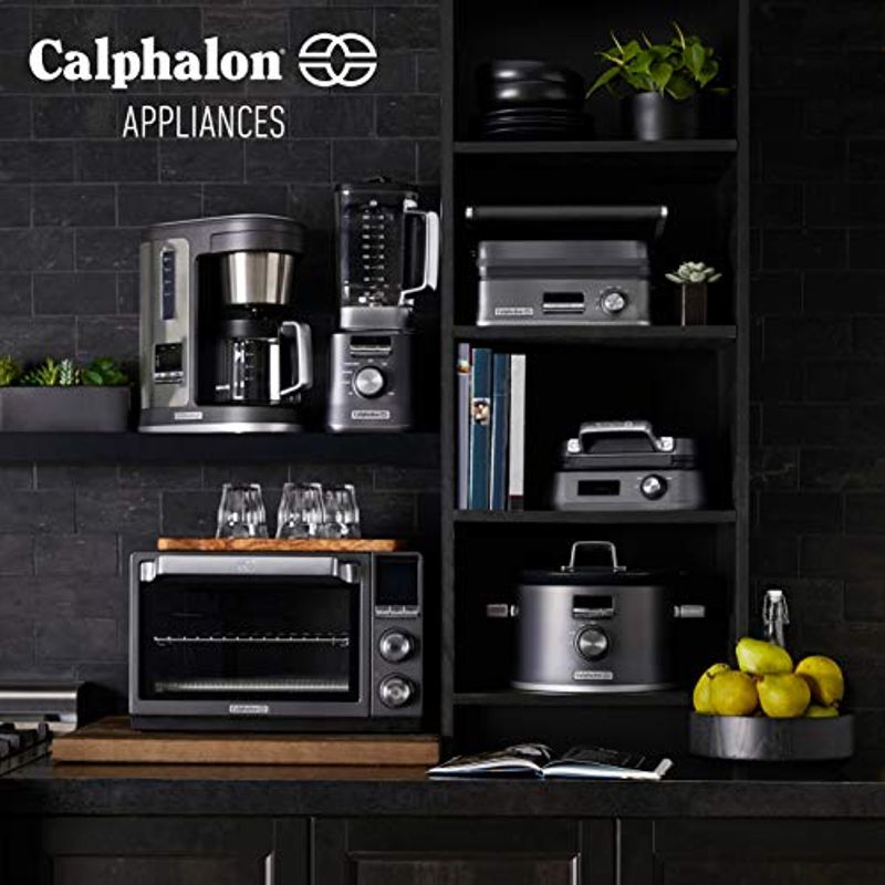 Calphalon Intellicrisp Waffle Maker, Dark Stainless Steel