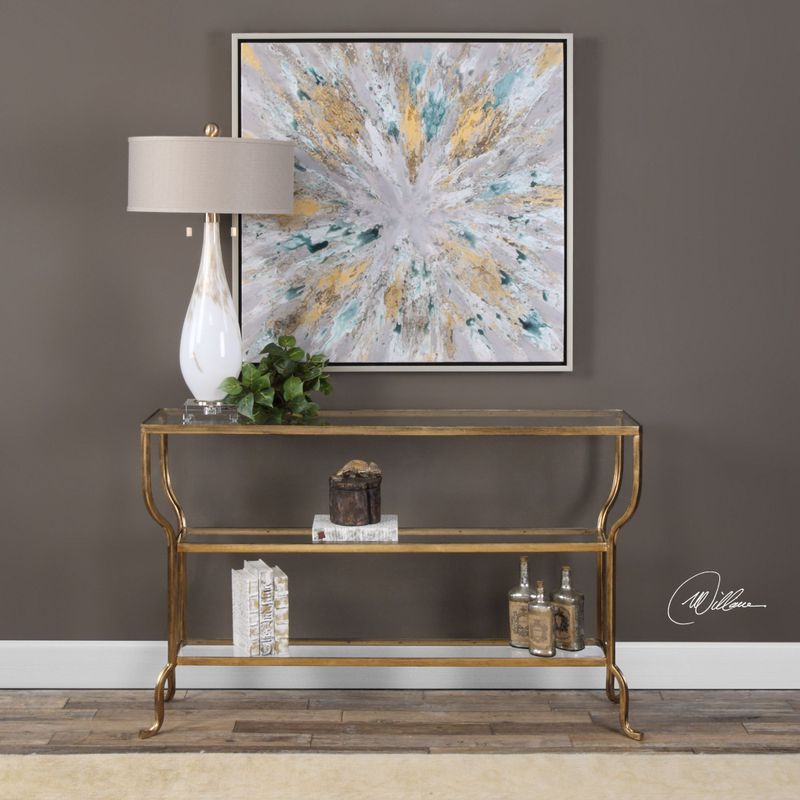 Uttermost Deline Gold Console Table - Console Table