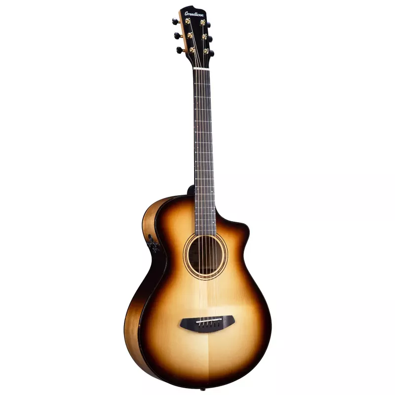 Breedlove Artista Pro Concertina CE Acoustic Electric Guitar. Burnt Amber European-Myrtlewood