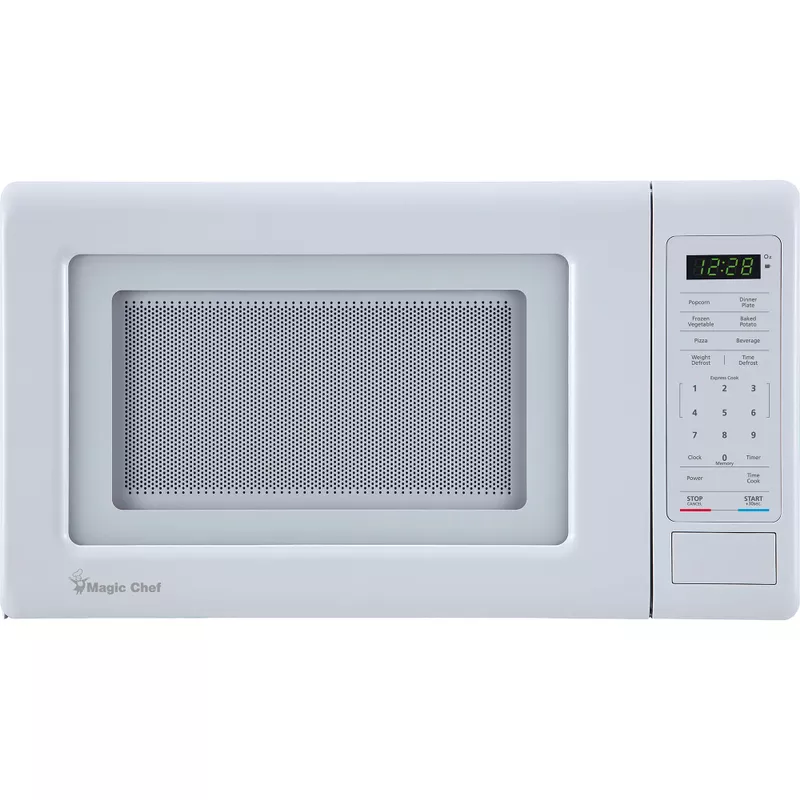 Magic Chef 0.7 cu. ft. White Countertop Microwave Oven