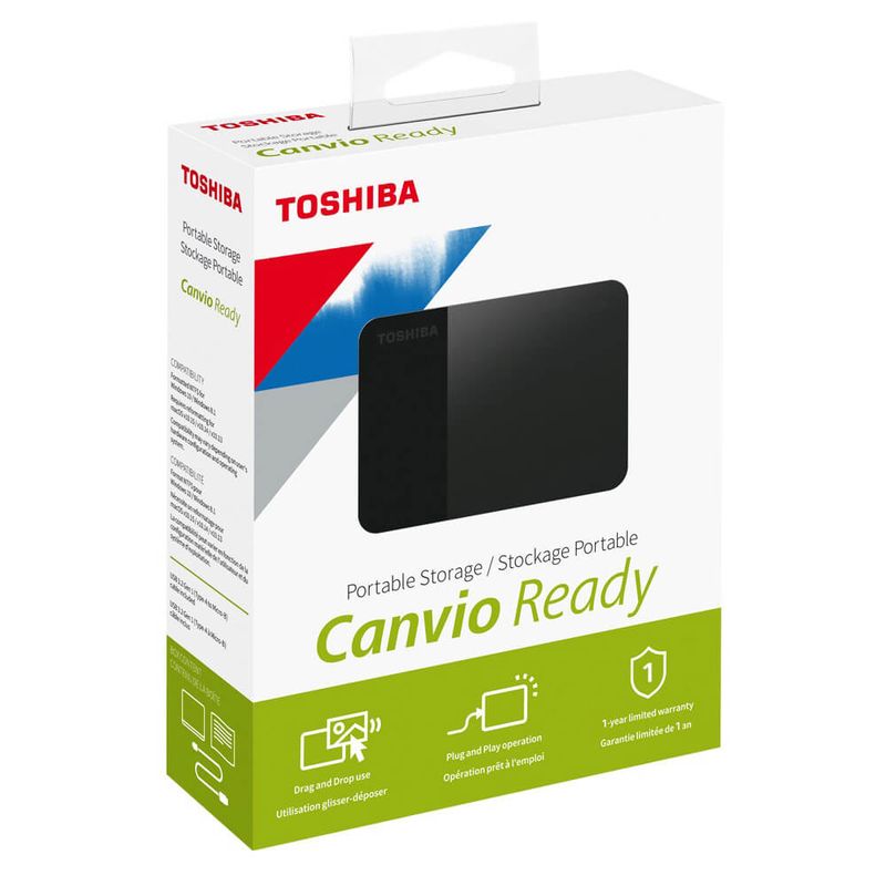 Toshiba Canvio&#0174; Ready Portable 2TB Hard Drive