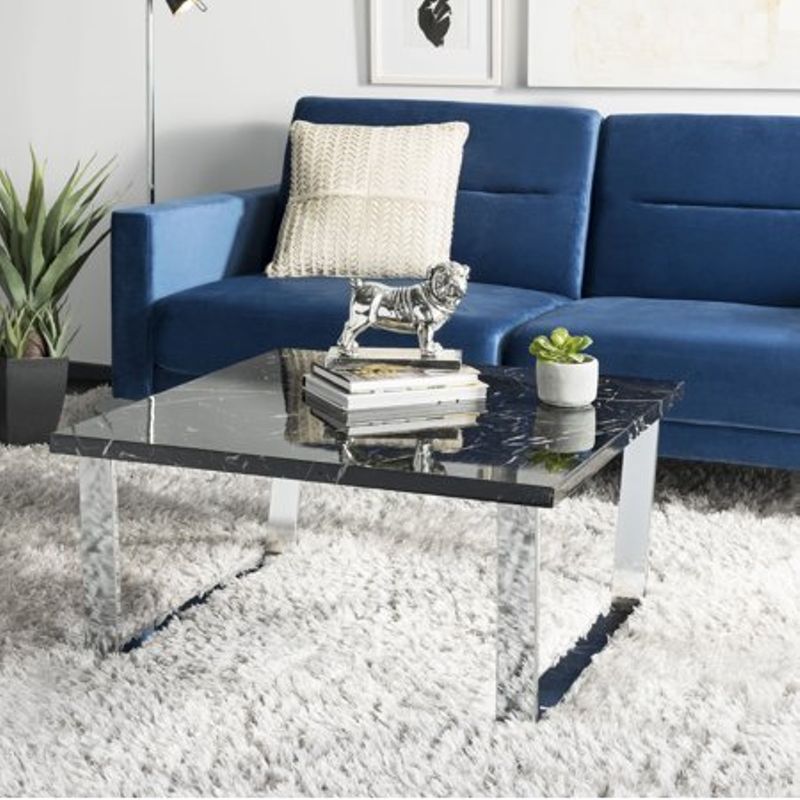 Safavieh Carmen Modern Glam Square Coffee Table