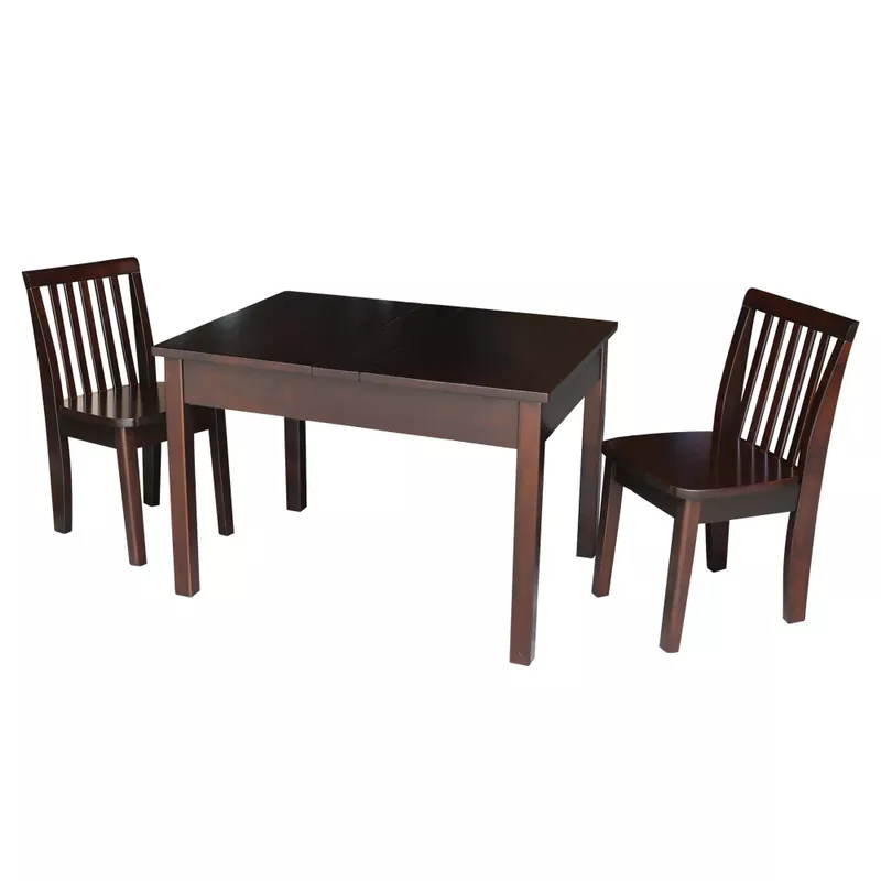 Kids Lift Top Table and Chair Set - Unfinished - 5 Piece Set