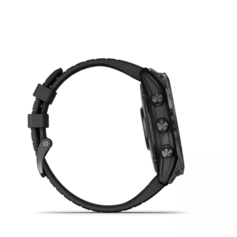 Garmin - epix Pro (Gen 2) 51mm Smartwatch Sapphire Ed Carbon Gray w/ Black Band