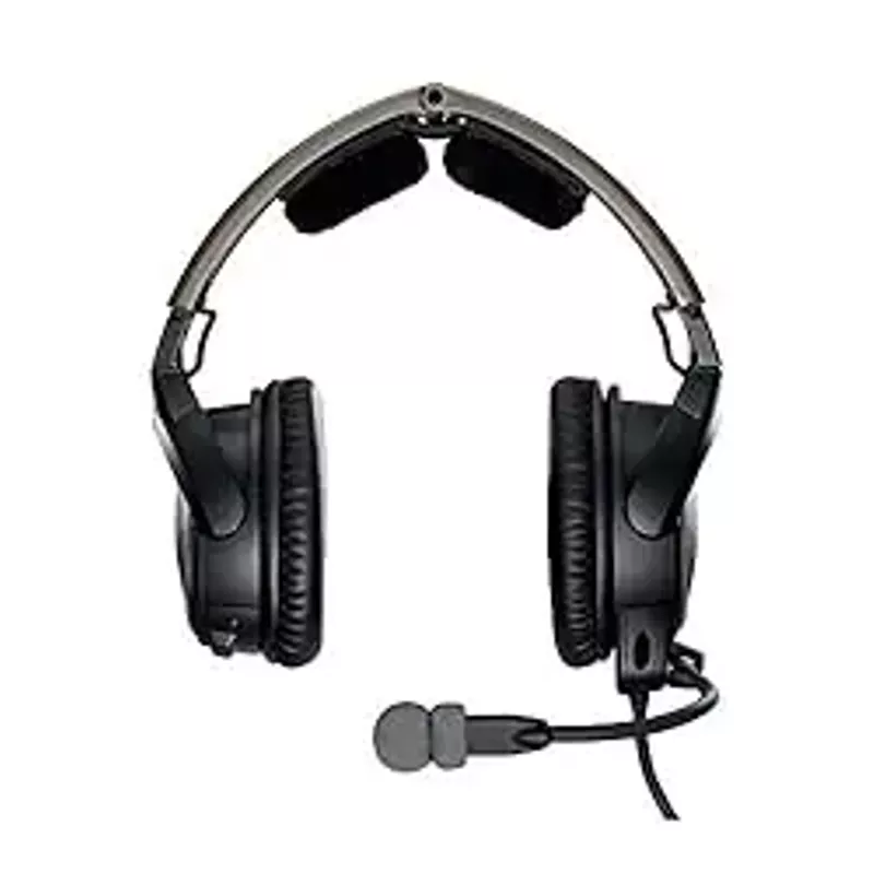Bose A20 Aviation Headset with Bluetooth 5-Pin XLR Plug Cable, Black