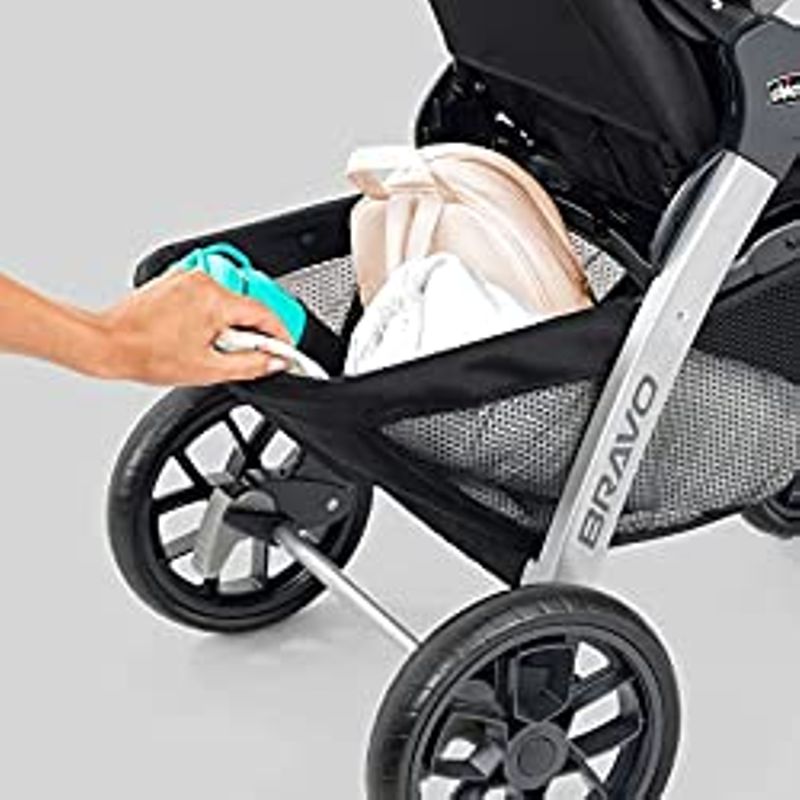 Chicco Bravo 3-in-1 Trio Travel System, Bravo Quick-Fold Stroller with KeyFit 30 Infant Car Seat and base, Car Seat and Stroller Combo |...
