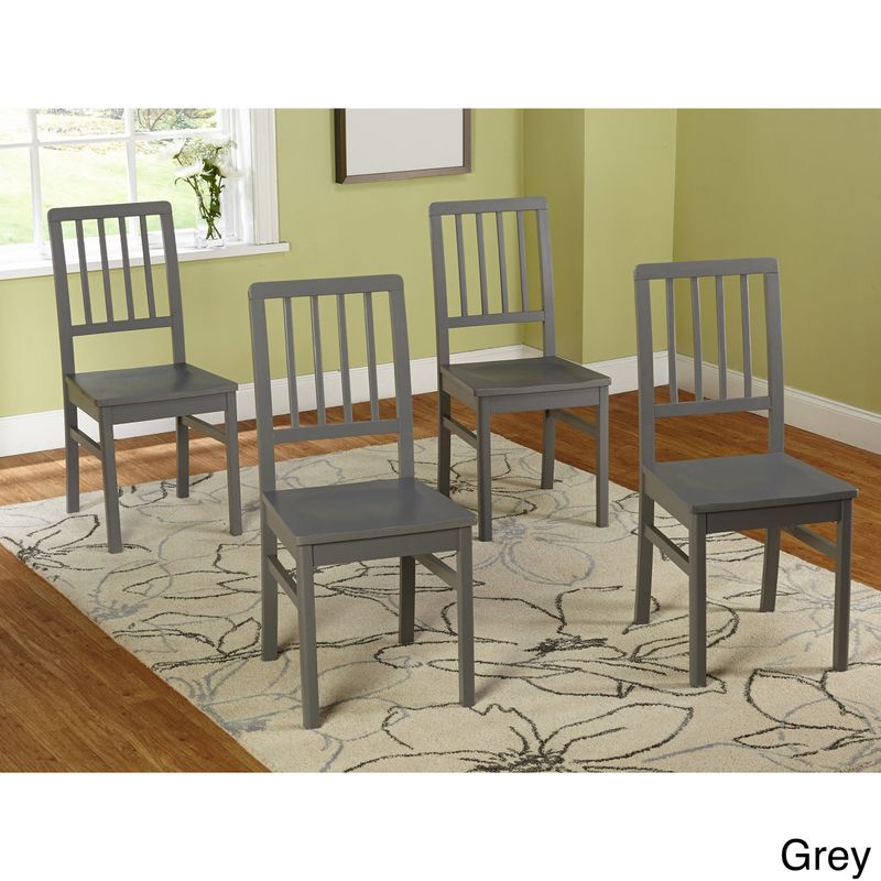 Simple Living Camden Dining Chair (Set of 4) - Grey