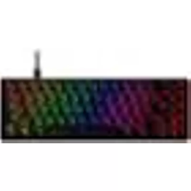 HyperX - Alloy Origins 65% Compact Wired Mechanical Red Linear Switch Gaming Keyboard with RGB Lighting - Black