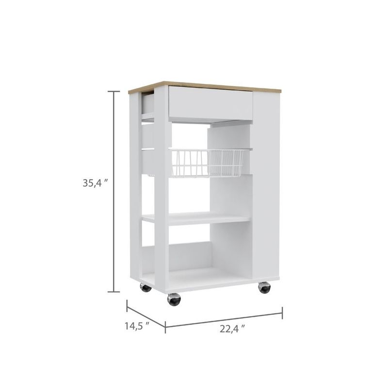 Boahaus Pessac Kitchen Cabinet (White) - White