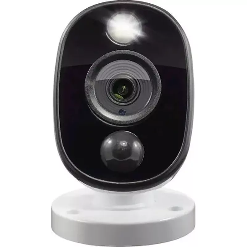 Swann - Indoor/Outdoor 1080p Wired Surveillance Camera - Black/White