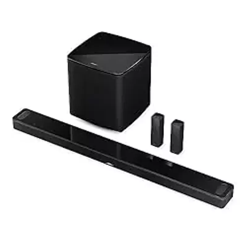Bose - Smart Ultra Soundbar with Dolby Atmos and Voice Assistant - Black