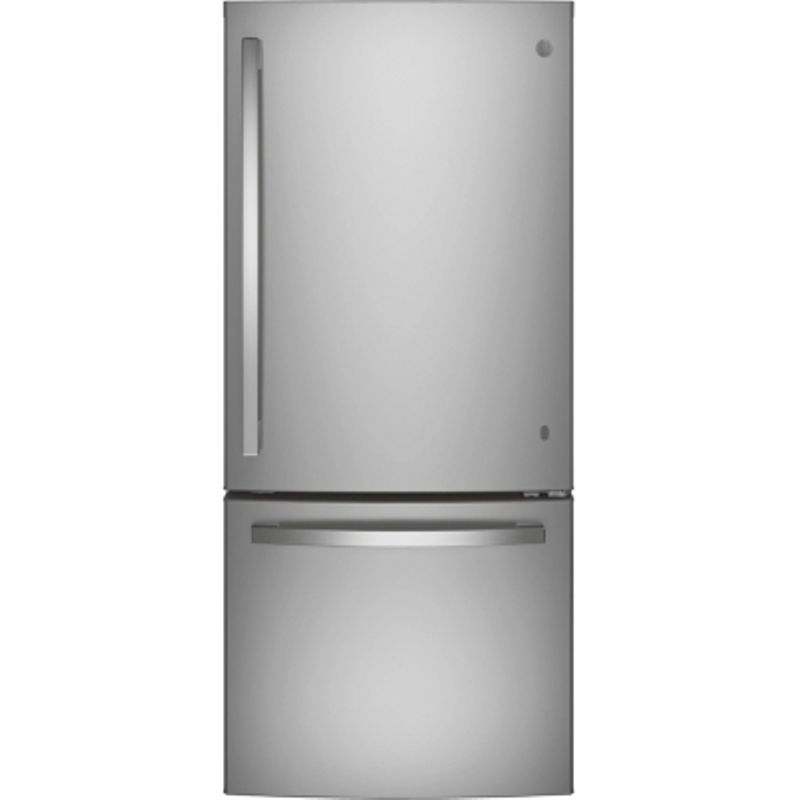 GE ENERGY STAR 21 Cu. Ft. Fingerprint Resistant Stainless Steel Bottom Freezer Refrigerator