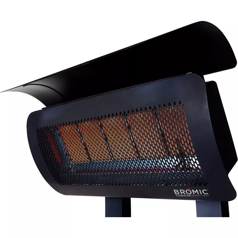 Bromic Heating - Outdoor Heater - Tungsten Portable - LPG - 38,500 BTU - Black