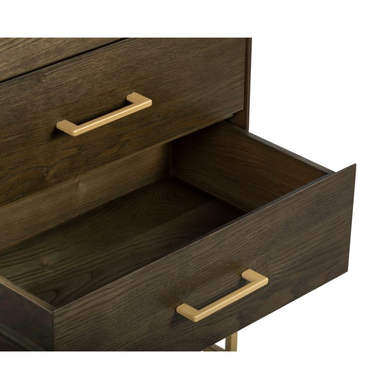 Tommy Hilfiger Franklin Dresser, Walnut - 3-drawer