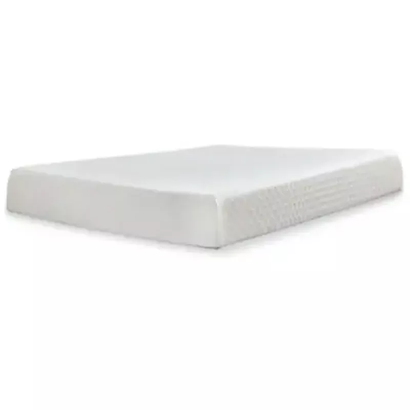 White 10 Inch Chime Memory Foam California King Mattress/ Bed-in-a-Box