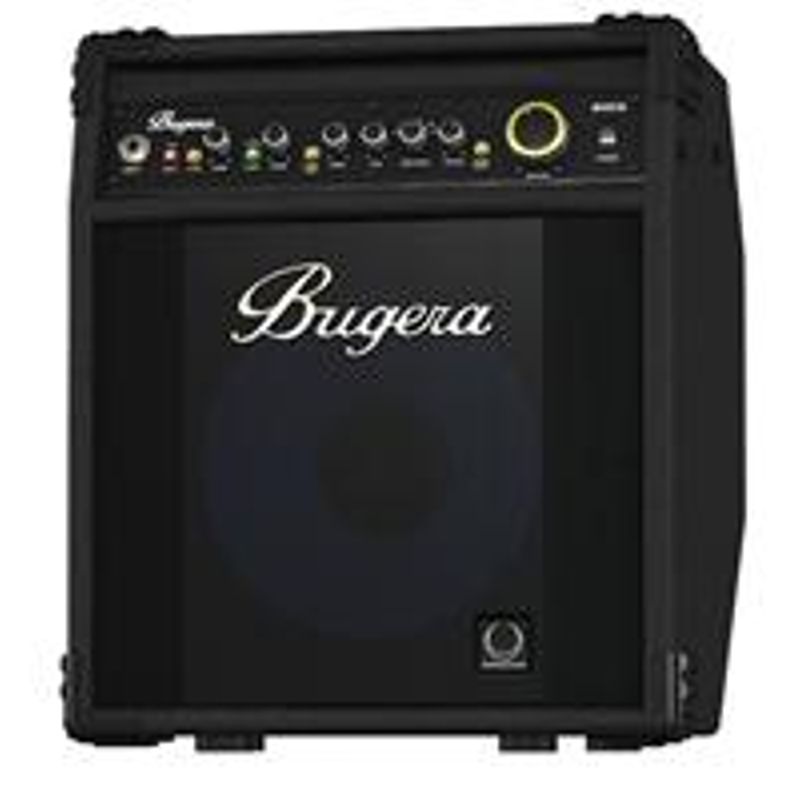 Bugera BXD15 600W 2-Channel Bass Amplifier with 15" Turbosound Speaker, FBQ Spectrum Analyzer, Compressor and Ultrabass Processor