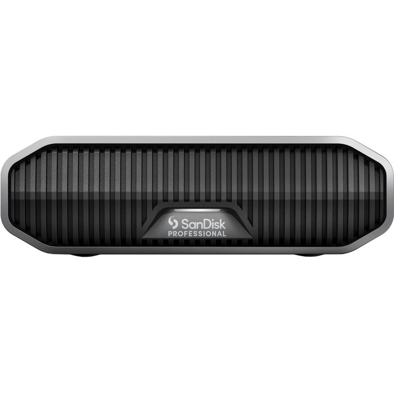 Front Zoom. SanDisk Professional - G-DRIVE 6TB External USB-C 3.2 Gen2 Hard Drive - Black