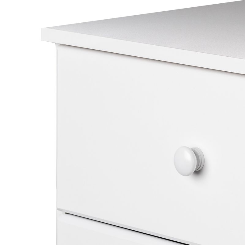 Bella 4-Drawer Dresser, White - White - 4-drawer