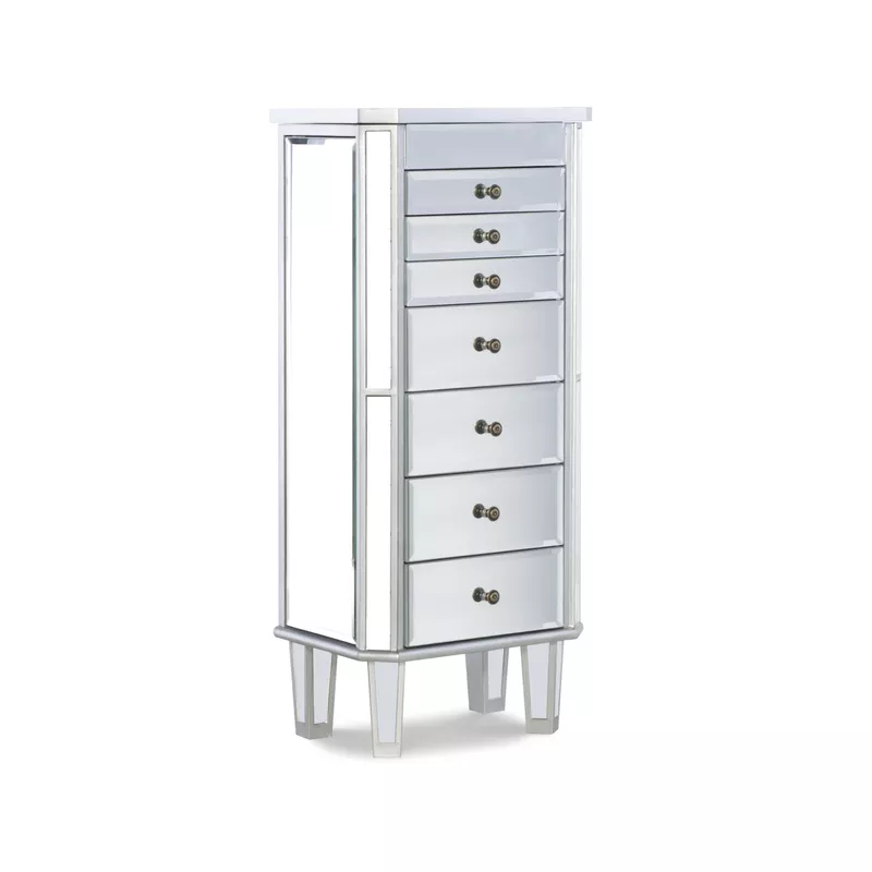 Beverly Mirrored Jewelry Armoire