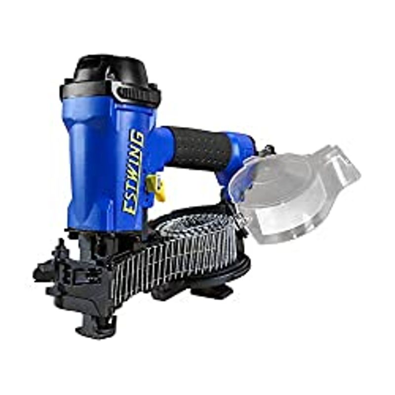 Estwing ECN45 Pneumatic 15 Degree 1-3/4" Coil Roofing Nailer with Bag