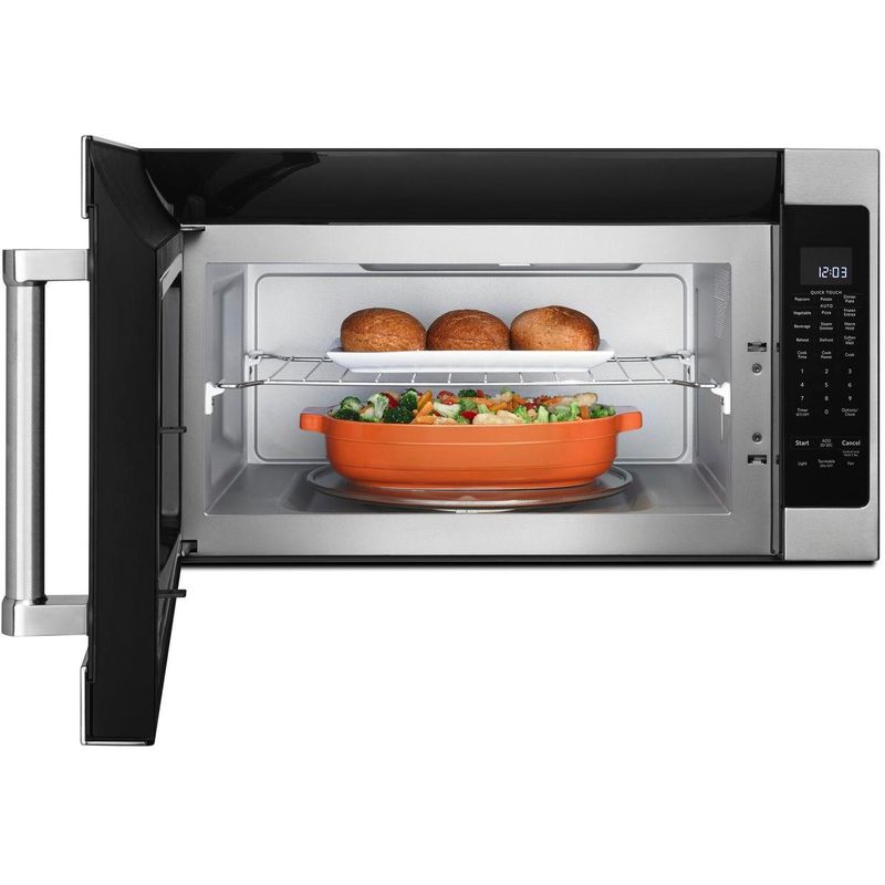 Alt View Zoom 12. KitchenAid - 2.0 Cu. Ft. Over-the-Range Microwave with Sensor Cooking - Stainless steel