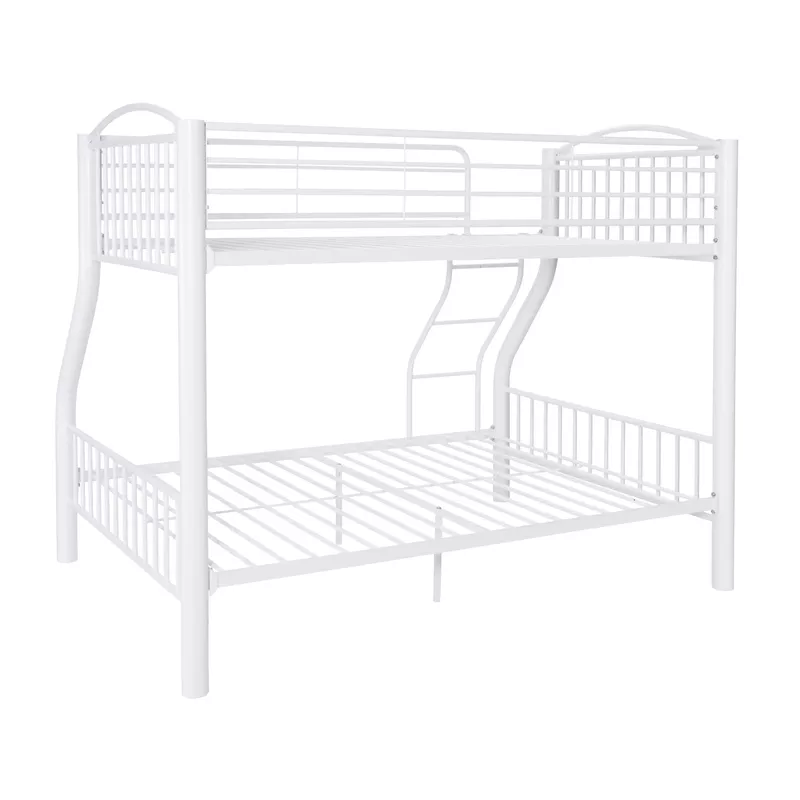 Parknoll Metal Twin Full Bunk Bed White