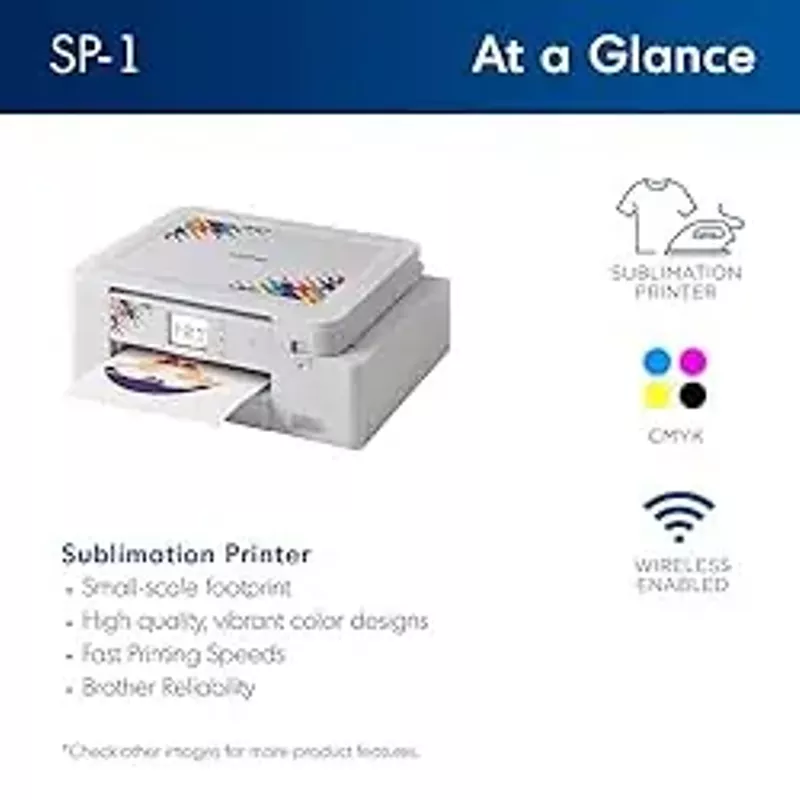 Brother - Sublimation SP-1 Inkjet Printer with Artspira App - White