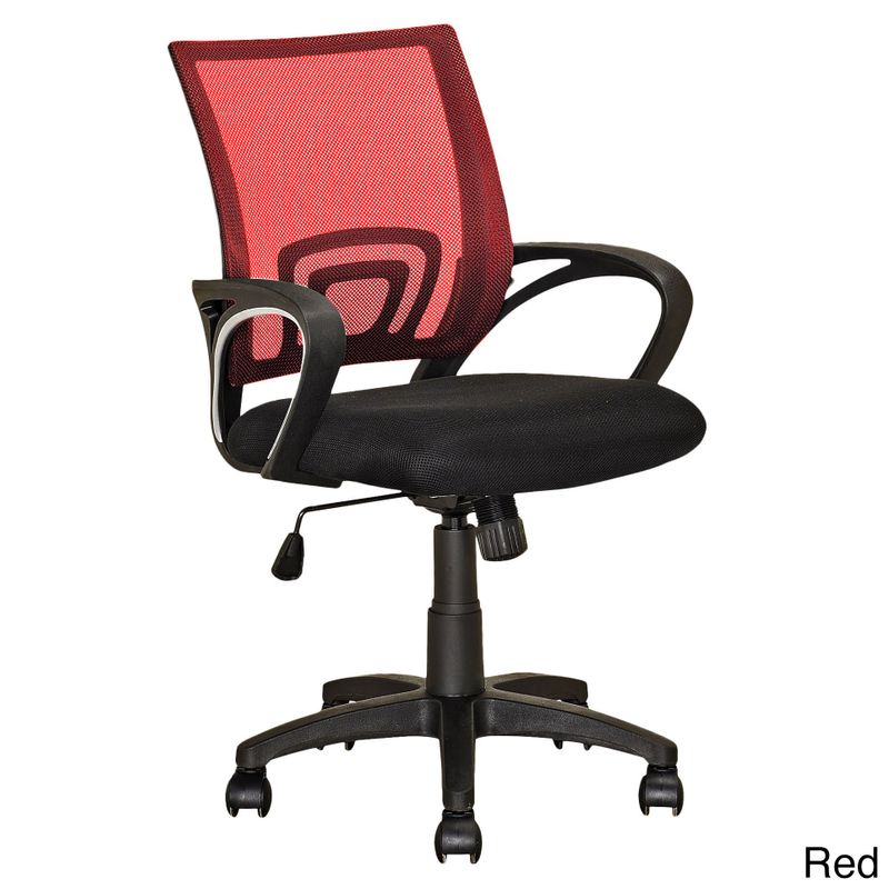 CorLiving Workspace Mesh Back Office Chair, Multiple colors - Red Mesh