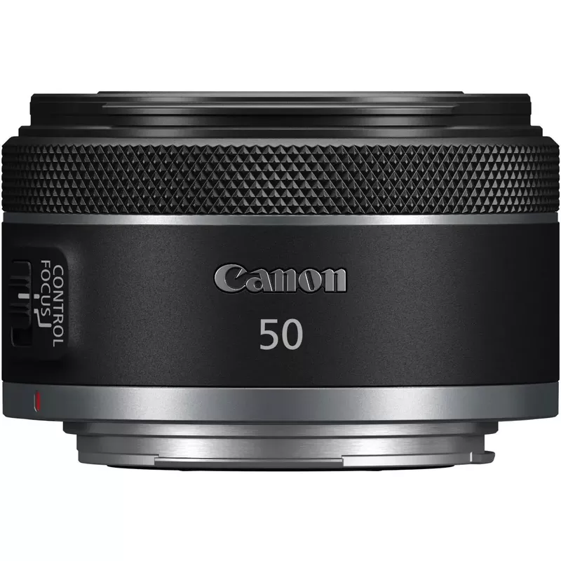 Canon - RF50mm F1.8 STM Standard Prime Lens for EOS R-Series Cameras - Black