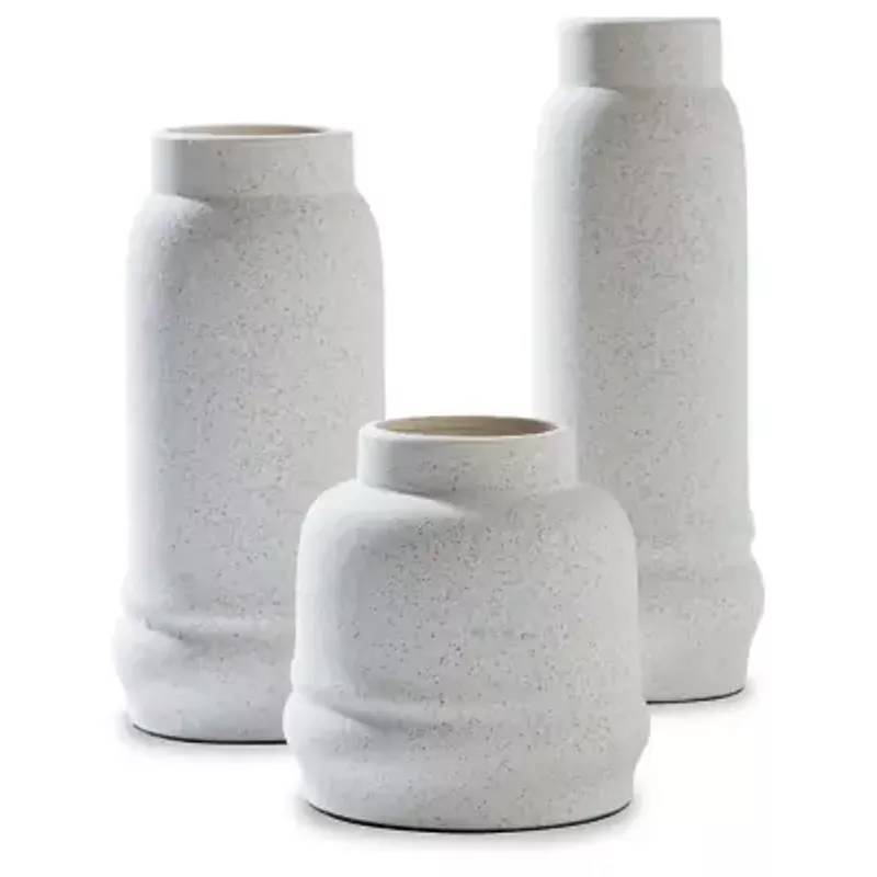 White Jayden Vase Set (3/CN)