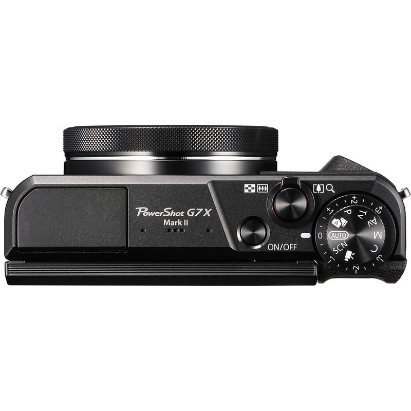 Top Zoom. Canon - PowerShot G7 X Mark II 20.1-Megapixel Digital Video Camera - Black