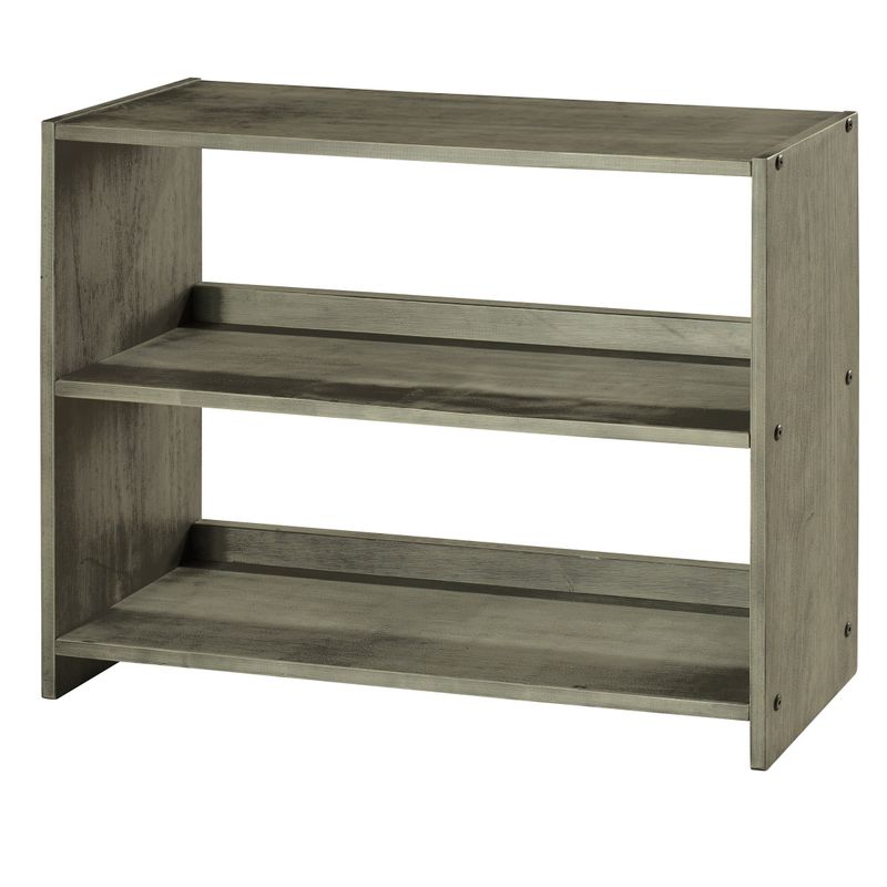 Twin over Twin Bunk with Case Goods - Twin over Twin - Bunk, 3 Drawer Chest, Bookcase, Small Bookcase