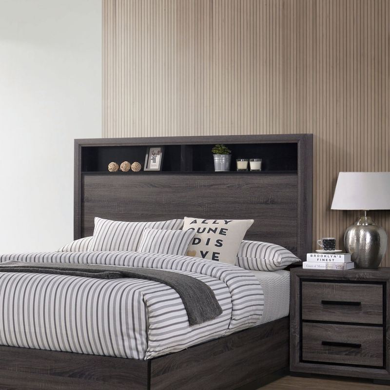 Strick & Bolton Soami Grey 2-piece Bedroom Set - California King
