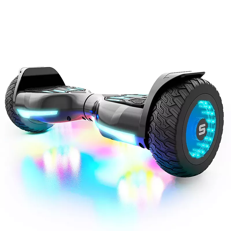 Swagtron - SWAGBOARD WARRIOR XL Off-Road Bluetooth Hoverboard - Black