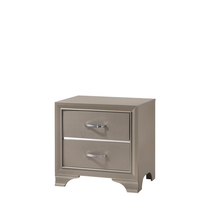 Home Source Bedroom Furniture Queen Bed/Dresser/Mirror/2 Night stand/Chest - N/A - Brushed - Queen