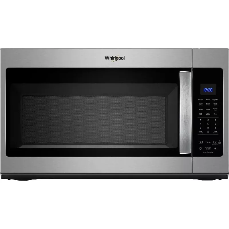 Whirlpool - 1.9 Cu. Ft. Over-the-Range Microwave with Sensor Cooking - Stainless Steel