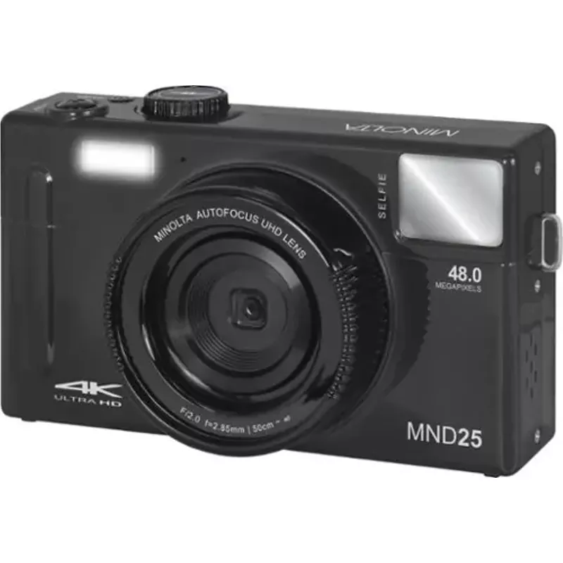 Minolta - MND25 48.0 Megapixel 4K Video Digital Camera - Black