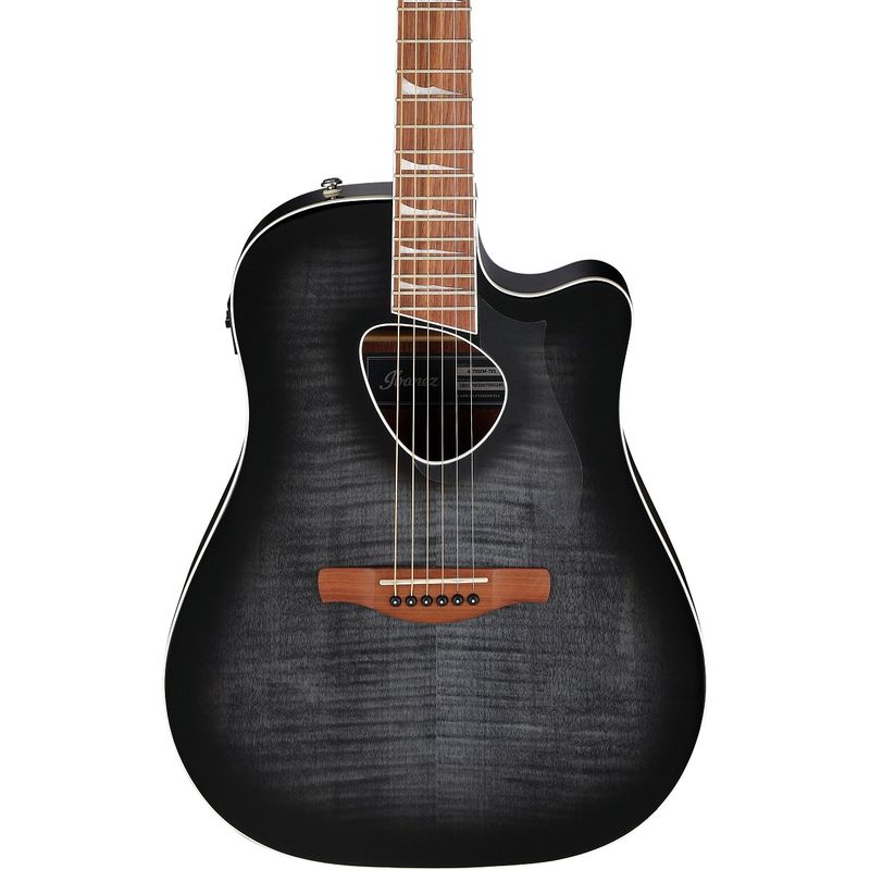 Ibanez ALT30FM Altstar Acoustic-Electric Guitar, Trasnparent Black Sunburst High Gloss