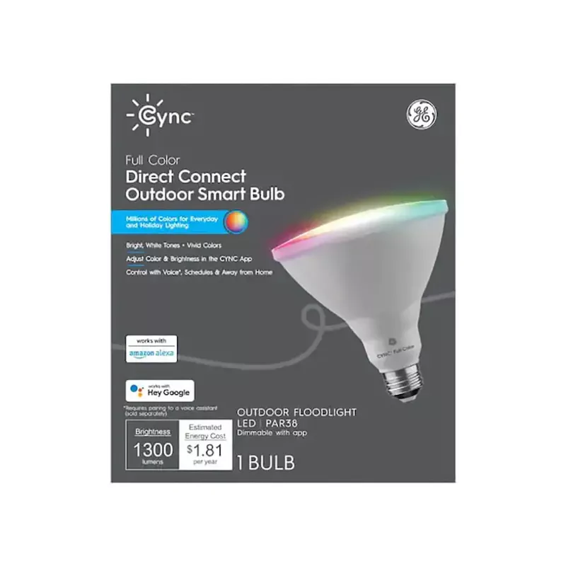 Cync by GE LED Cync Full Color Par38 Light Bulb