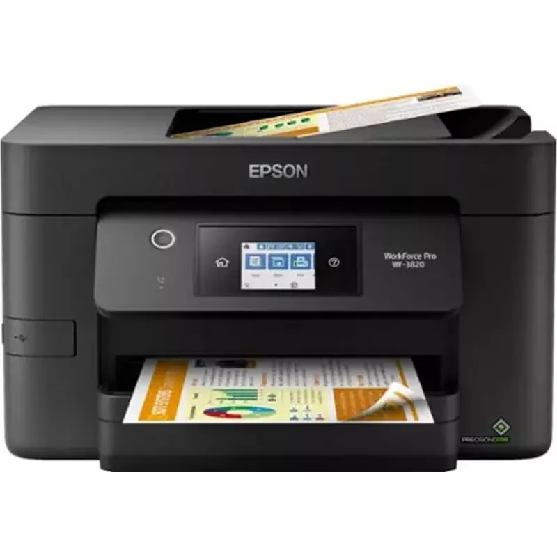 Epson - WorkForce Pro WF-3820 Wireless All-in-One Printer