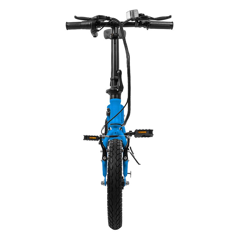 Left Zoom. Swagtron - EB-5 Plus Electric Bike w/ 16-mile Max Operating Range & 15 mph Max Speed - Blue