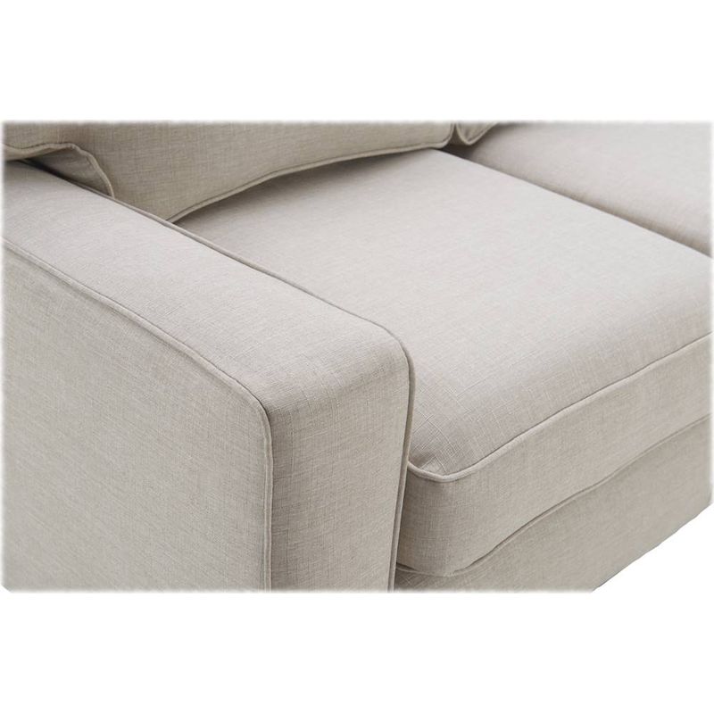 Alt View Zoom 18. Serta - Palisades Modern 3-Seat Fabric Sofa - Light Gray
