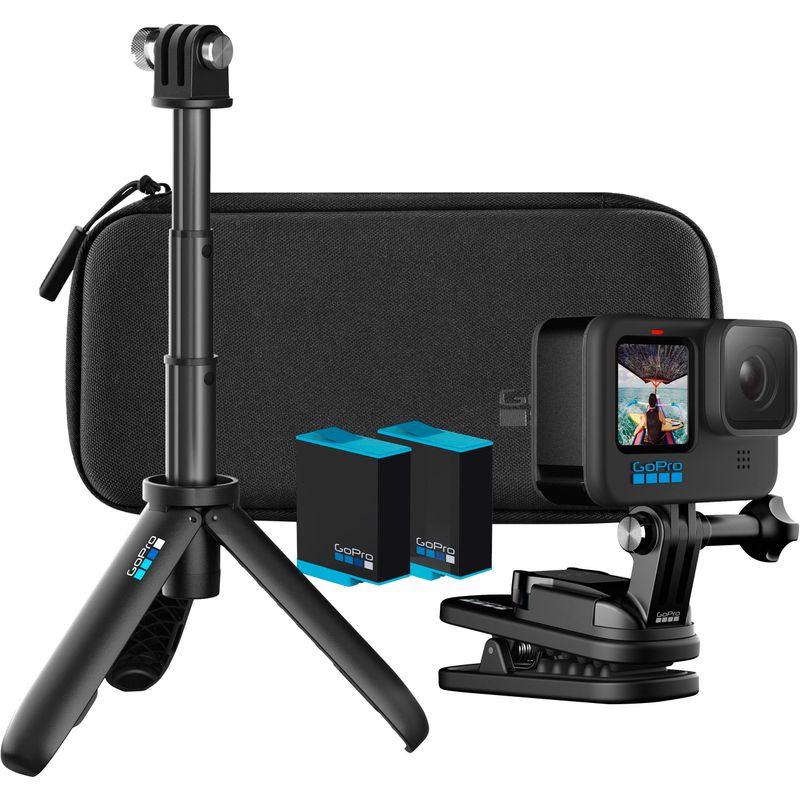 Angle Zoom. GoPro - HERO10 Black Action Camera Bundle - Black