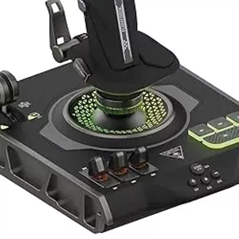 Turtle Beach VelocityOne Flightdeck Universal HOTAS Simulation System Joystick & Throttle for Air & Space Combat Simulation For Windows 10 & 11 PCs - Touch Display & Buttons, 139 Programmable Controls