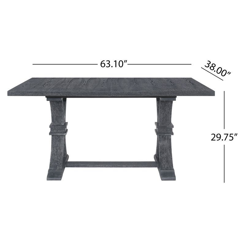 Bellion  Wood Expandable Dining Table by Christopher Knight Home - Grey