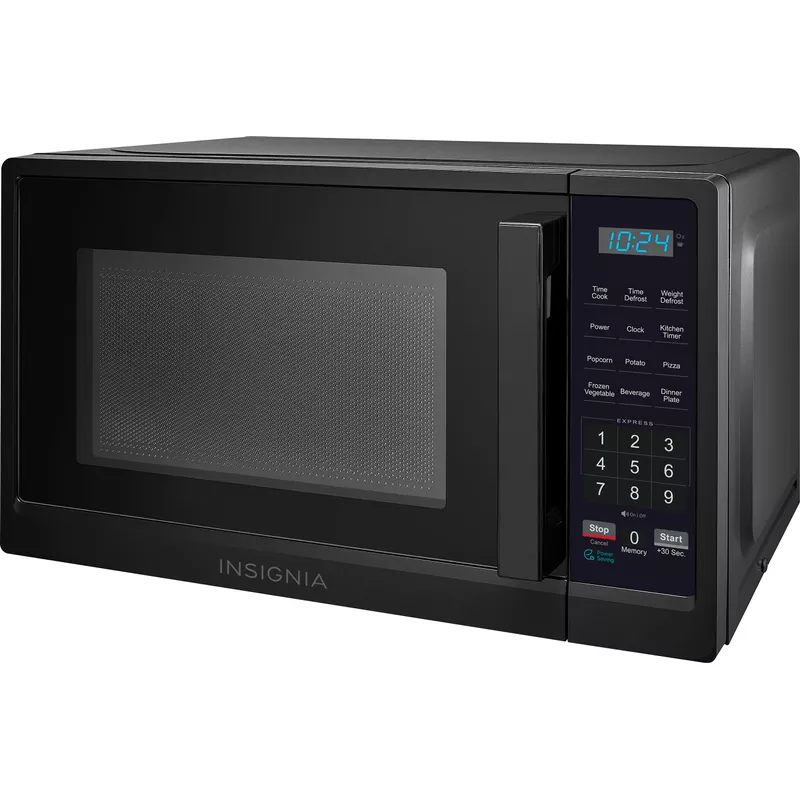 Insignia™ - .7 Cu. Ft. Compact Microwave - Black