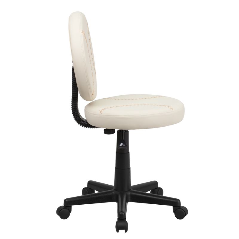 Sports Swivel Task Office Chair - White/Black